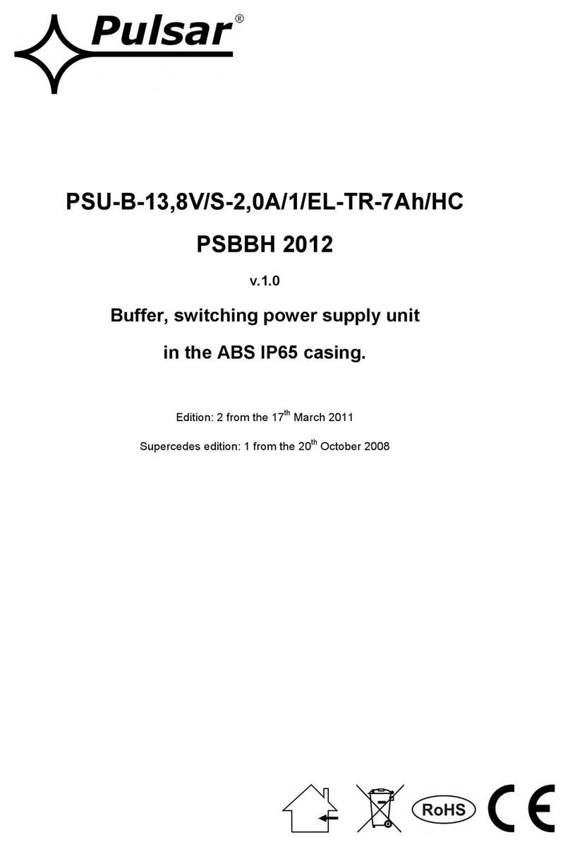 Pulsar PSBBH 2012 User manual