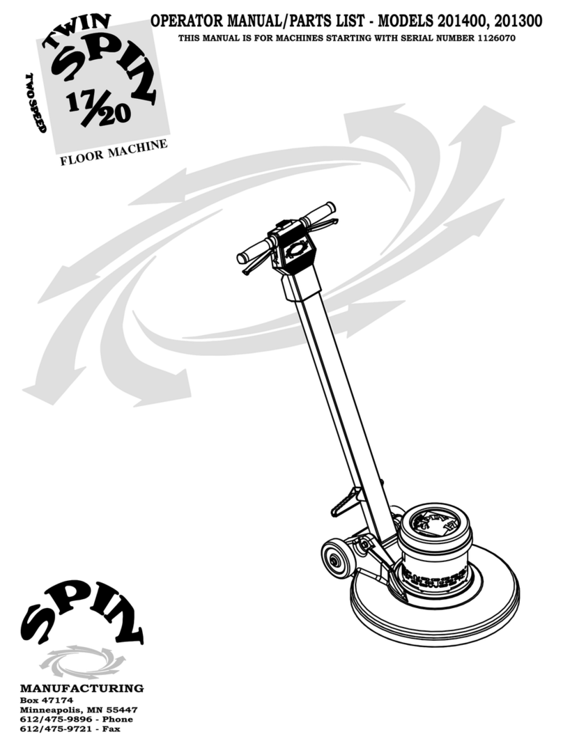 Spin Twin-Spin 17 Operator's manual