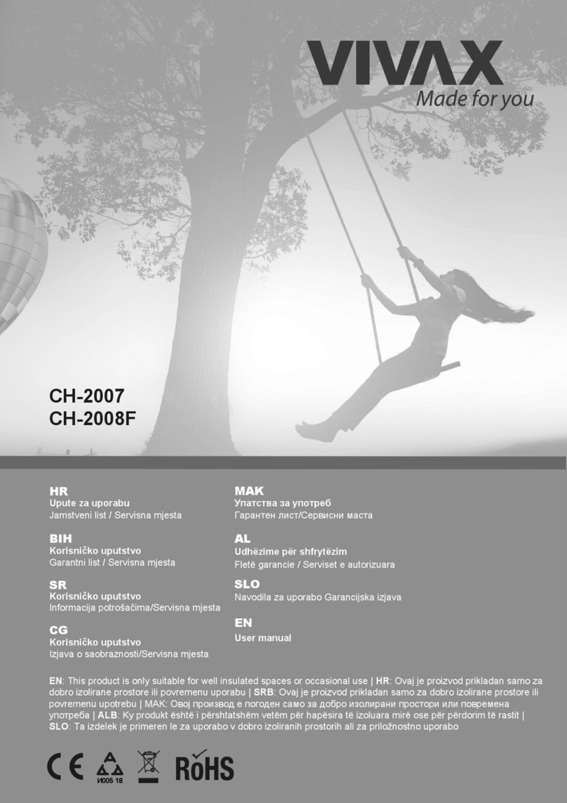 Vivax CH-2007 user manual