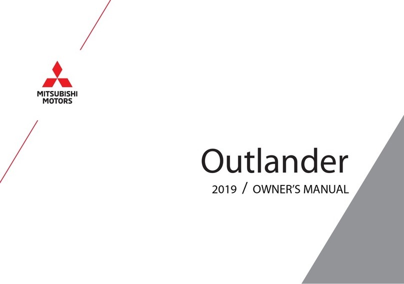 Mitsubishi MOTORS Outlander 2019 owner's manual