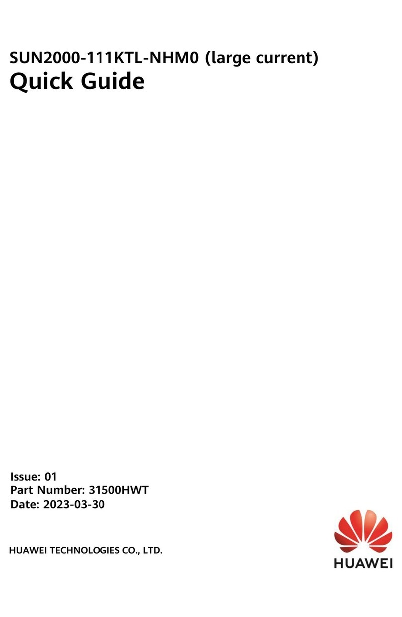 Huawei SUN2000-111KTL-NHM0 User manual