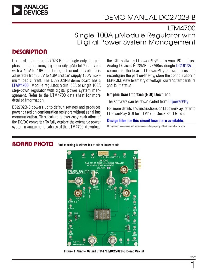 Analog Devices DC2702B-B Quick setup guide