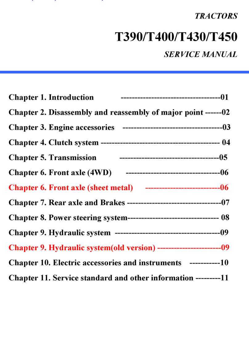 TYM T400 User manual