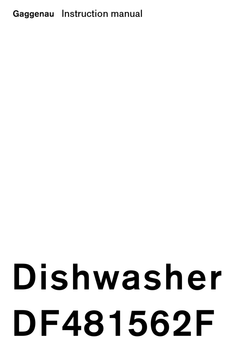 Gaggenau DF481562F instruction manual