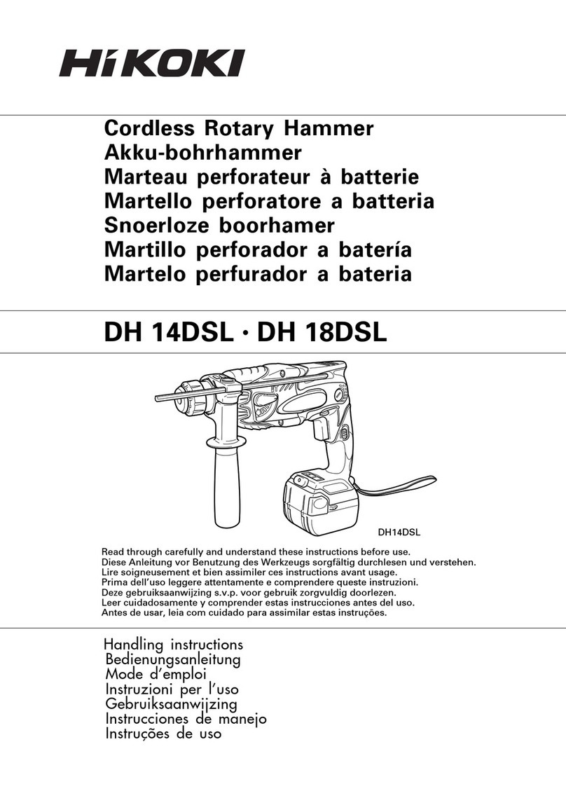 HIKOKI DH14DSL User manual HIKOKI DH14DSL User manual