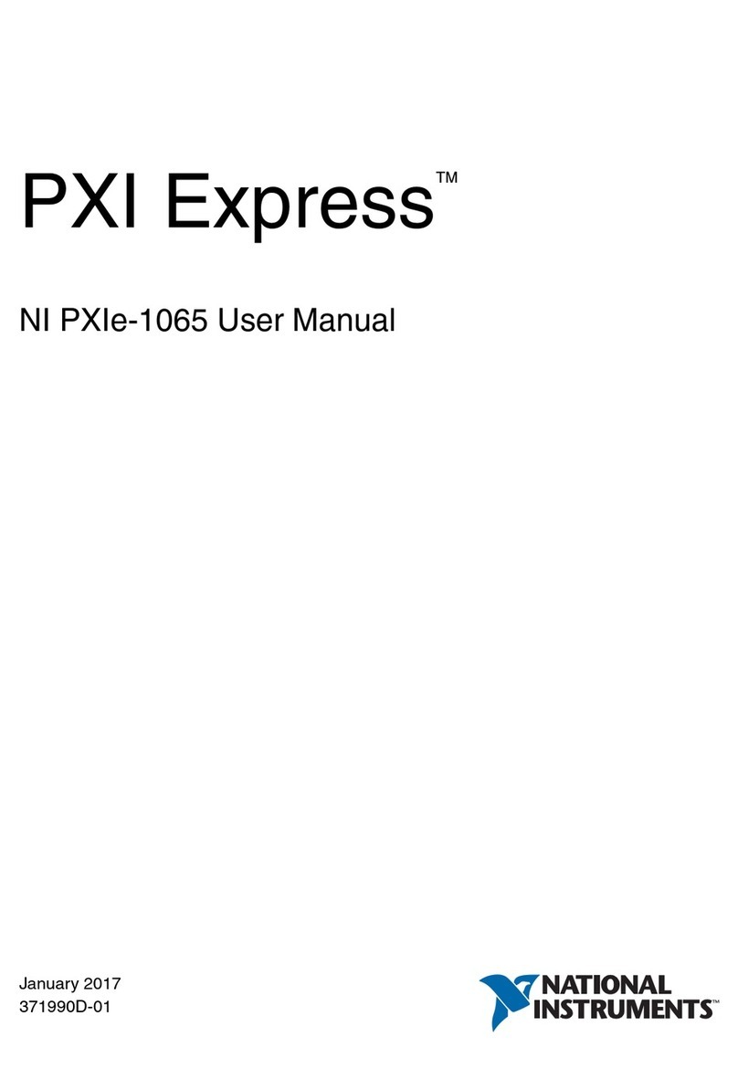 National Instruments PXI Express NI PXIe-1065 User manual National Instruments PXI Express NI PXIe-1065 User manual