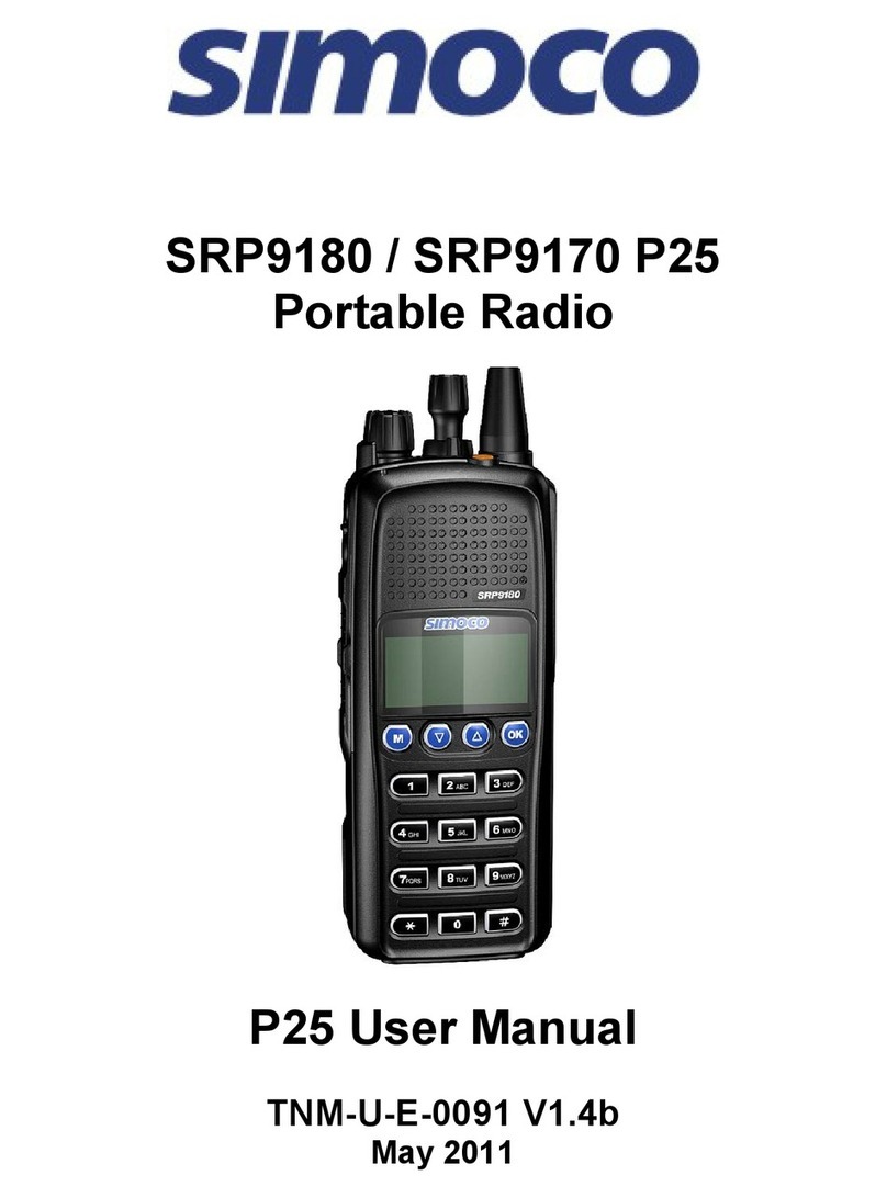Simoco P25 User manual