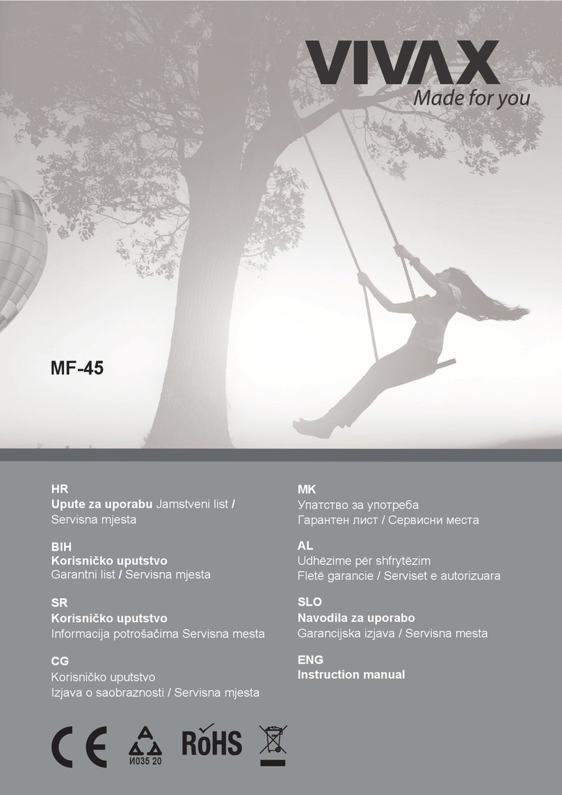 Vivax MF-45 instruction manual