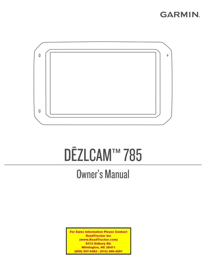 Garmin DEZLCAM 785 owner's manual