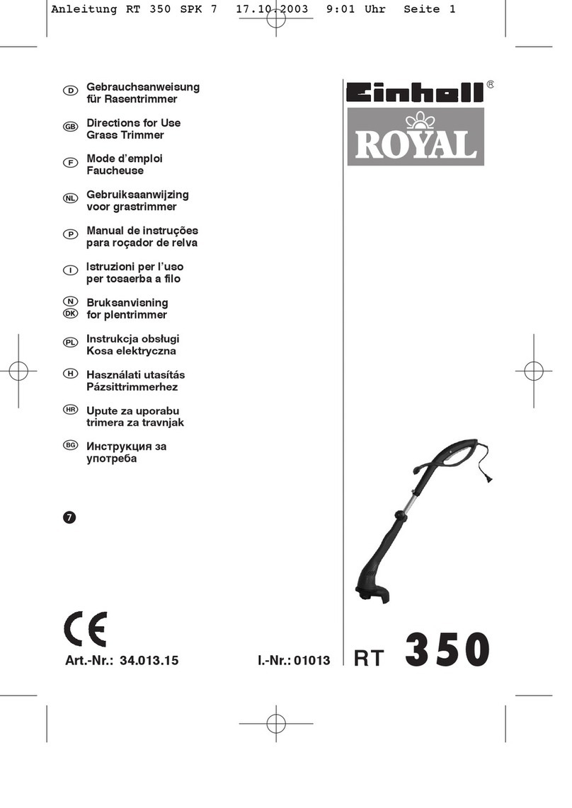 Einhell Royal RT 350 Manual