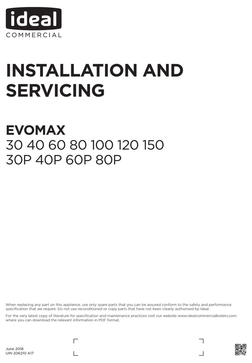 ideal commercial Evomax 30 Installation and servicing ideal commercial Evomax 30 Installation and servicing