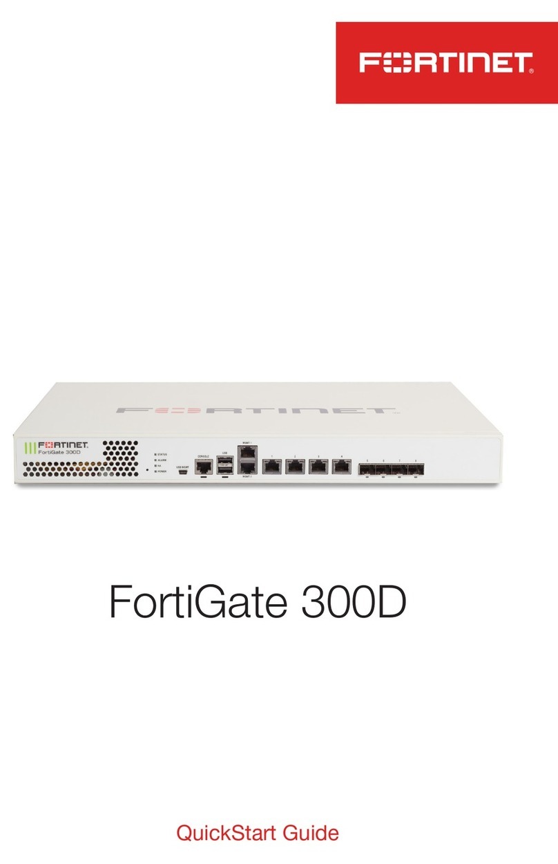 Fortinet FortiGate 300D User manual