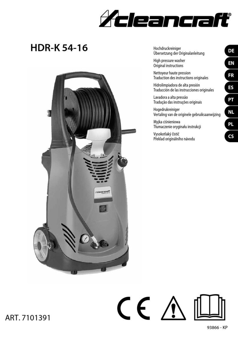 CleanCraft HDR-K 54-16 Original instructions