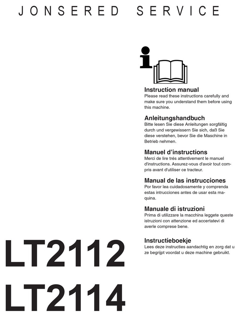 Jonsered LT2112 instruction manual