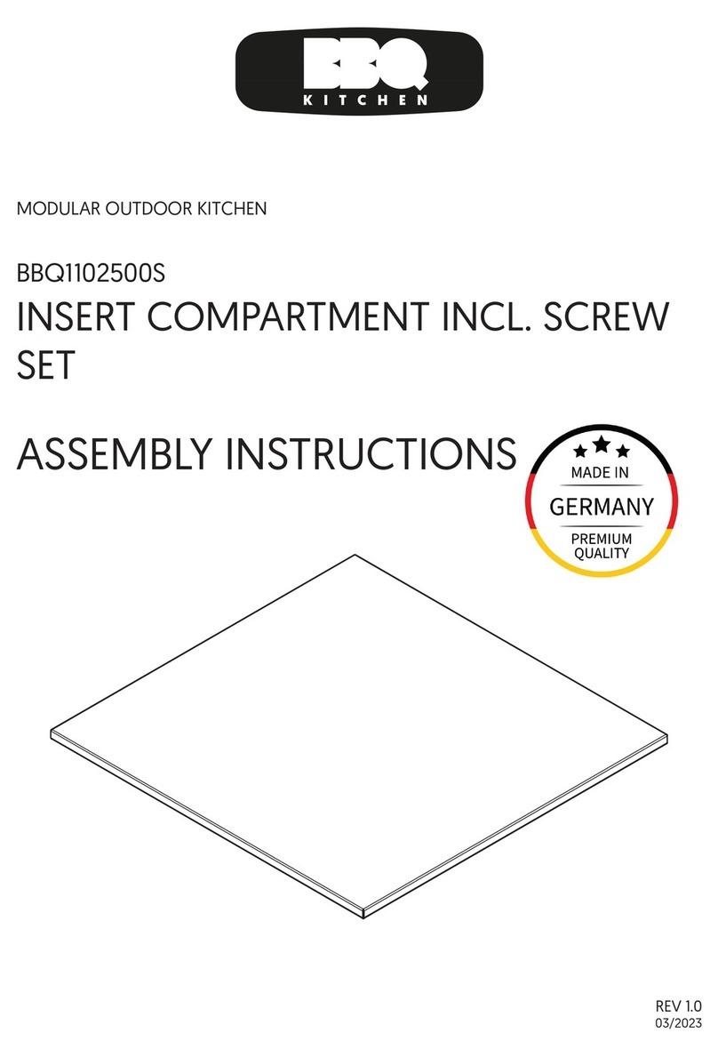 BBQ BBQ1102500S Assembly instructions