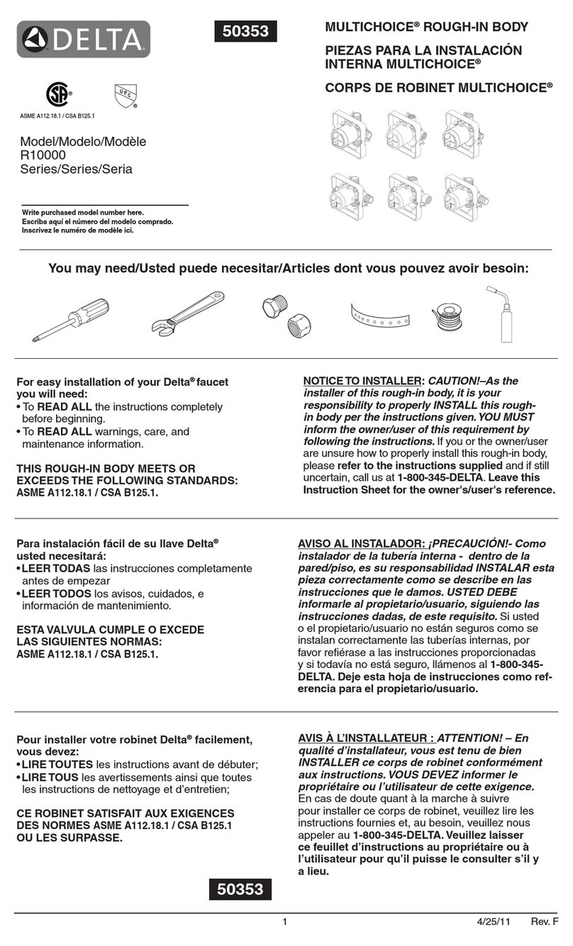 Delta MultiChoice R10000 Series User manual