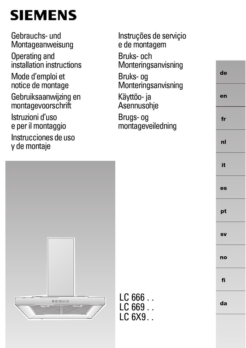 Siemens LC 666 Series Operating and installation instructions