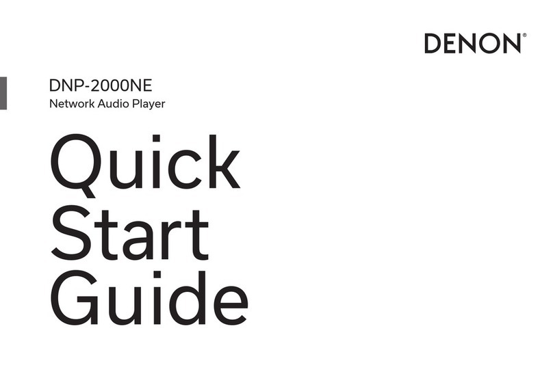 Denon DNP-2000NE quick start guide