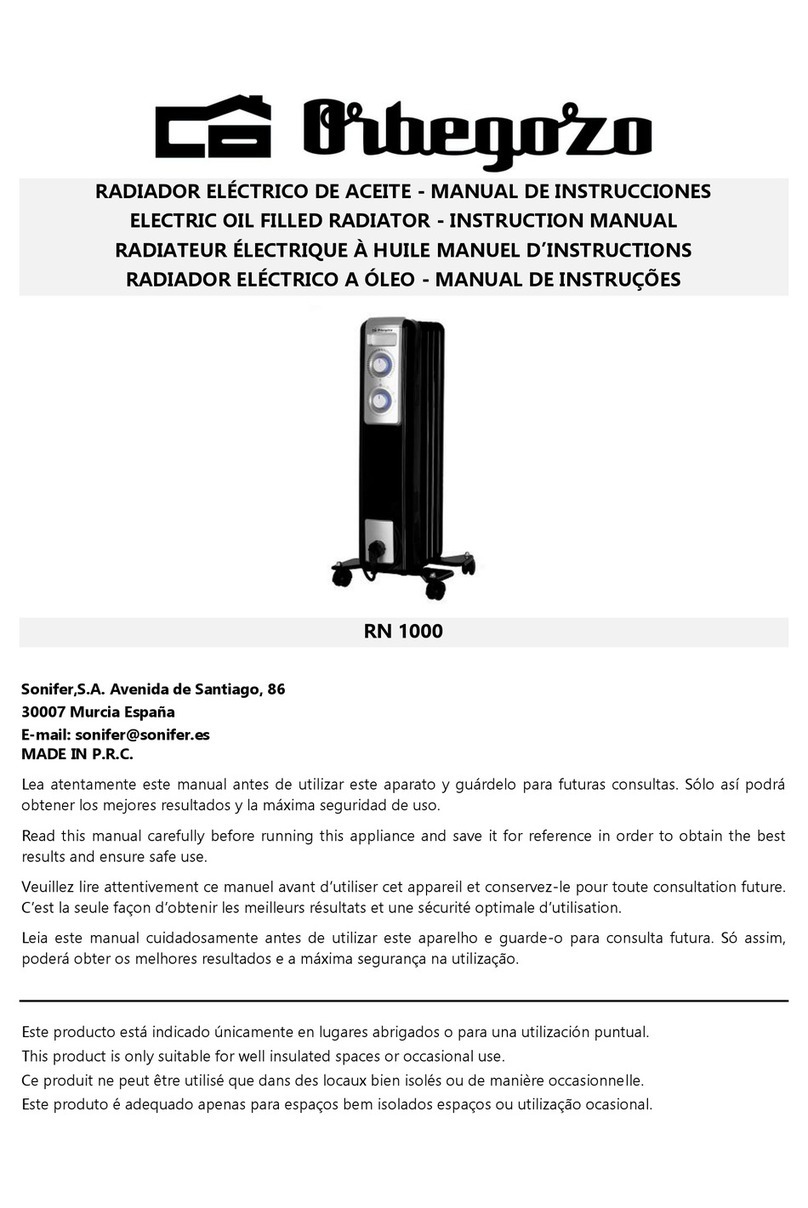 Orbegozo RN 1000 User manual Orbegozo RN 1000 User manual