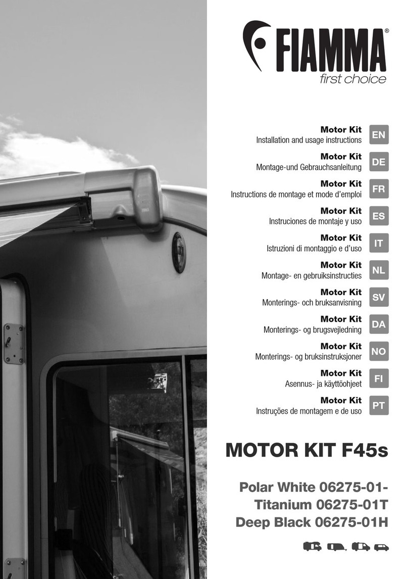 Fiamma 06275-01 Installation and usage instructions