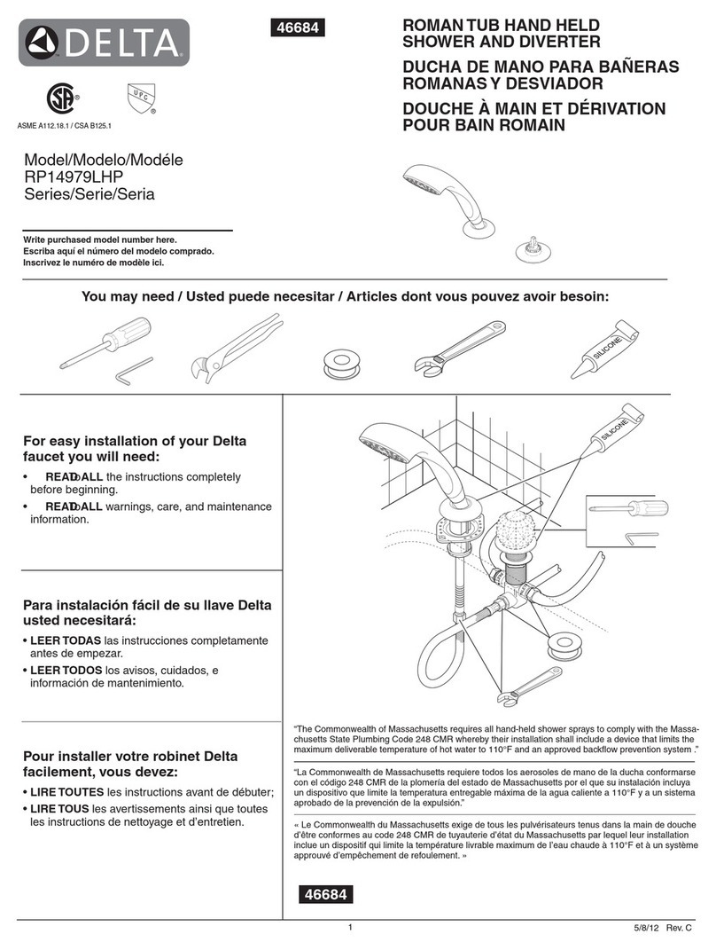 Delta RP14979LHP Series User manual