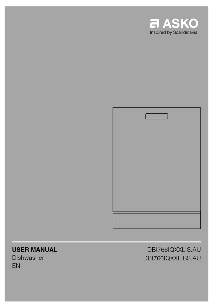 Asko DBI766IQXXL.S.AU User manual Asko DBI766IQXXL.S.AU User manual