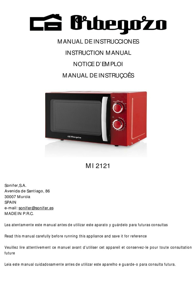 Orbegozo MI 2121 User manual