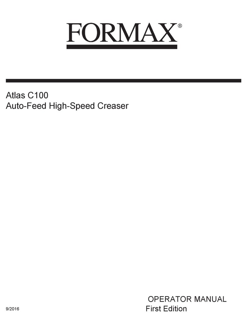 Formax Atlas C100 Operator's manual