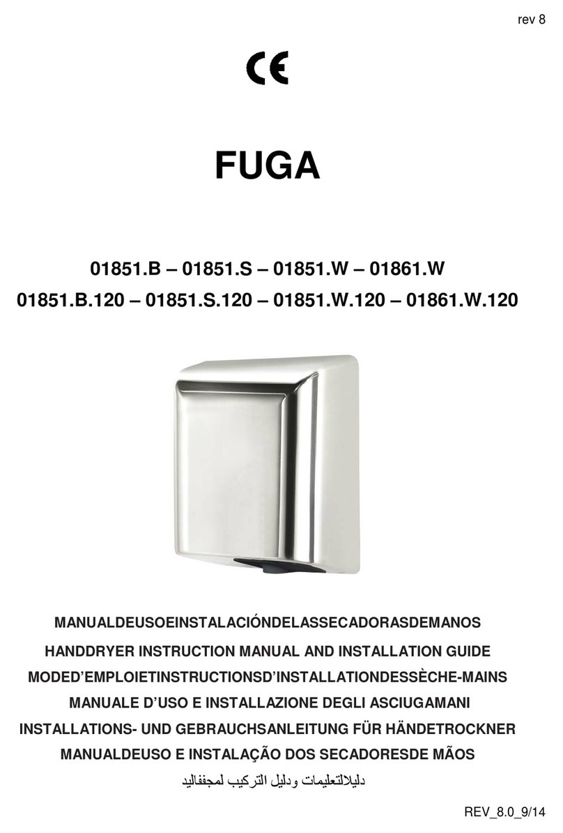 Nofer FUGA Instruction manual and installation guide