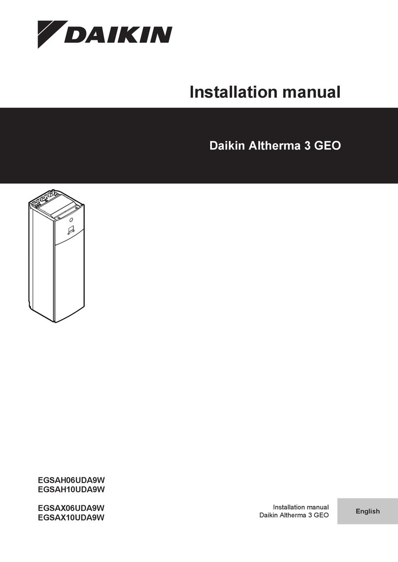 Daikin Altherma 3 GEO EGSAH10UDA9W installation manual