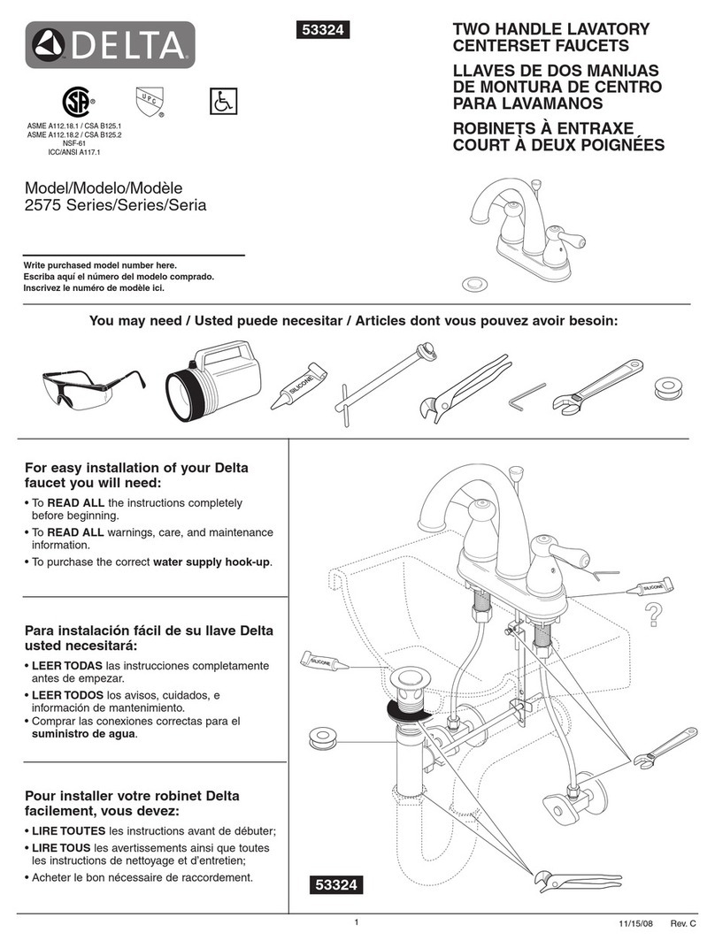 Delta 2575 Series User manual