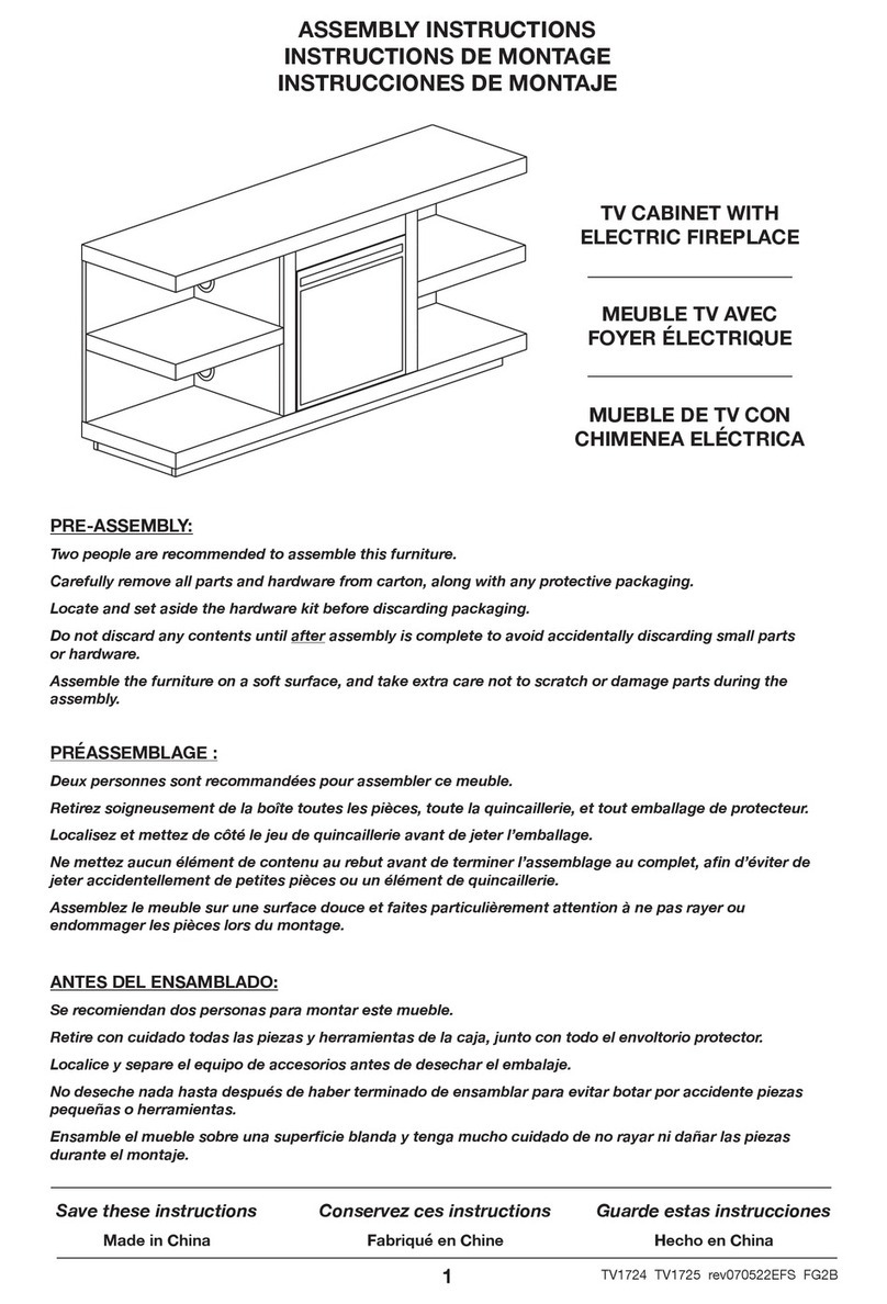 Hudson & Canal TV1724 User manual