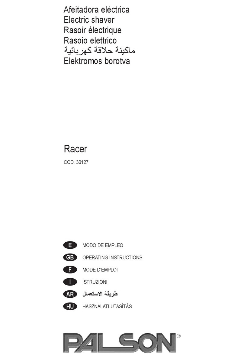 PALSON Racer operating instructions