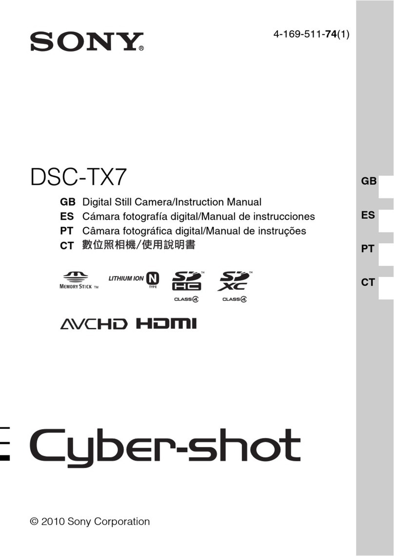 Sony DSC-TX7 - Cyber-shot Digital Still Camera User manual Sony DSC-TX7 - Cyber-shot Digital Still Camera User manual
