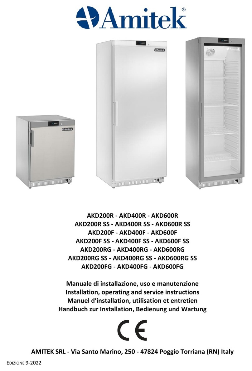 Amitek AKD200R Installation, operating and service instructions