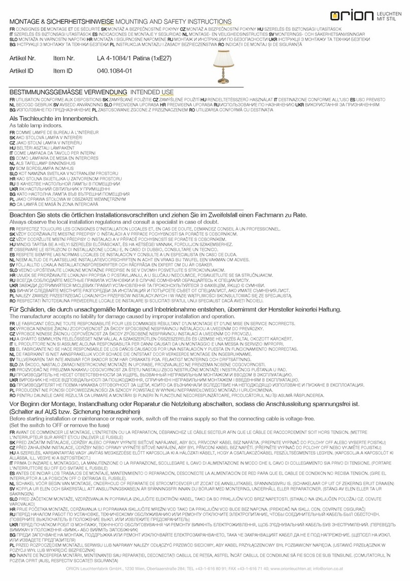 Orion LA 4-1084/1 Technical manual