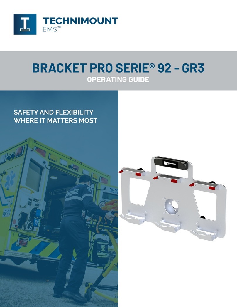 TECHNIMOUNT Bracket Pro Series 92-GR3 operating guide