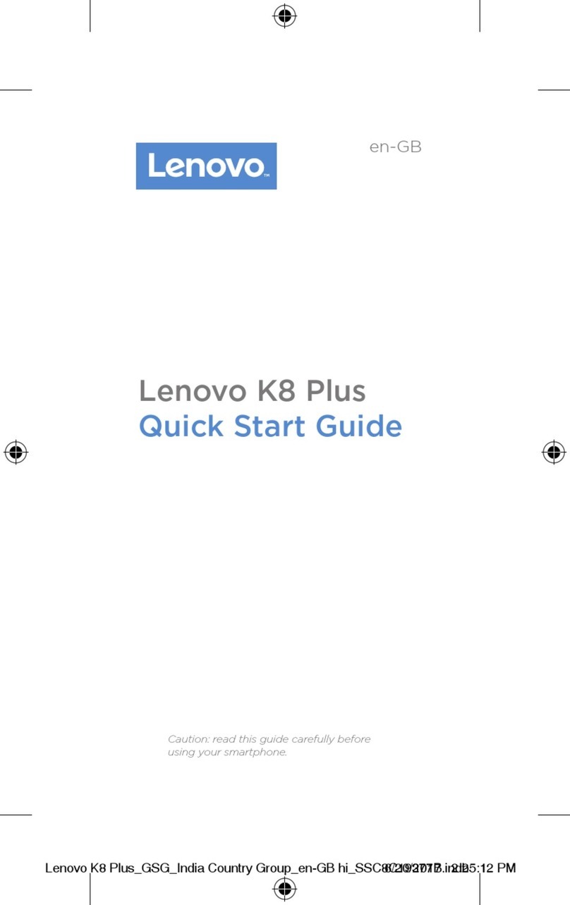 Lenovo K8 Plus User manual