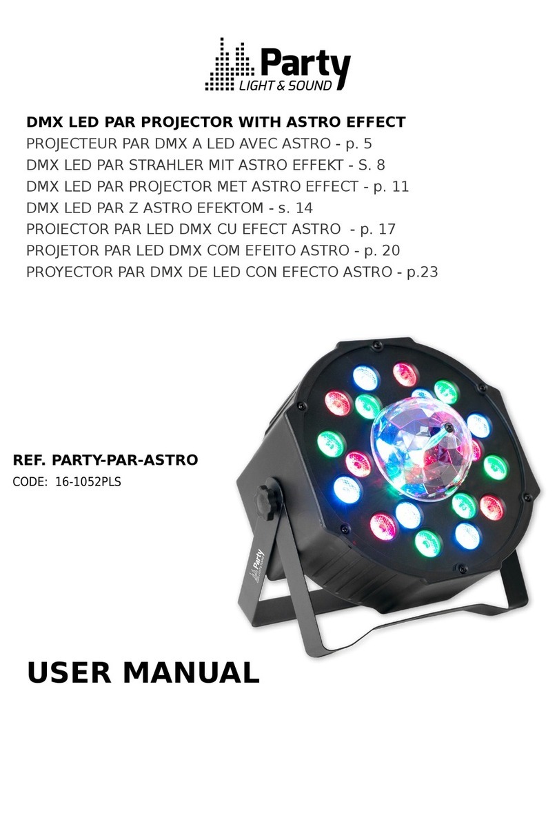 Party Light & Sound PARTY-PAR-ASTRO user manual