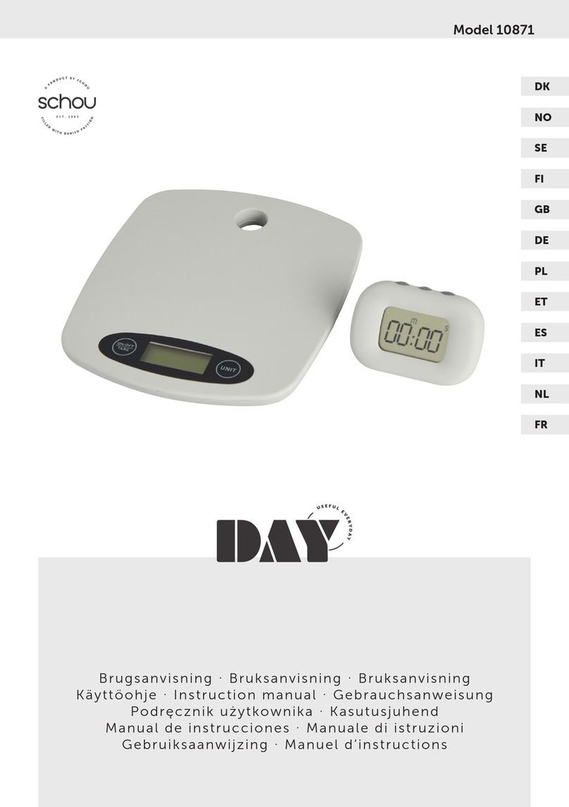 Schou DAY 10871 instruction manual