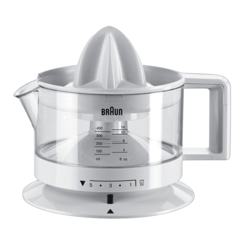 Braun CJ 3000 User manual