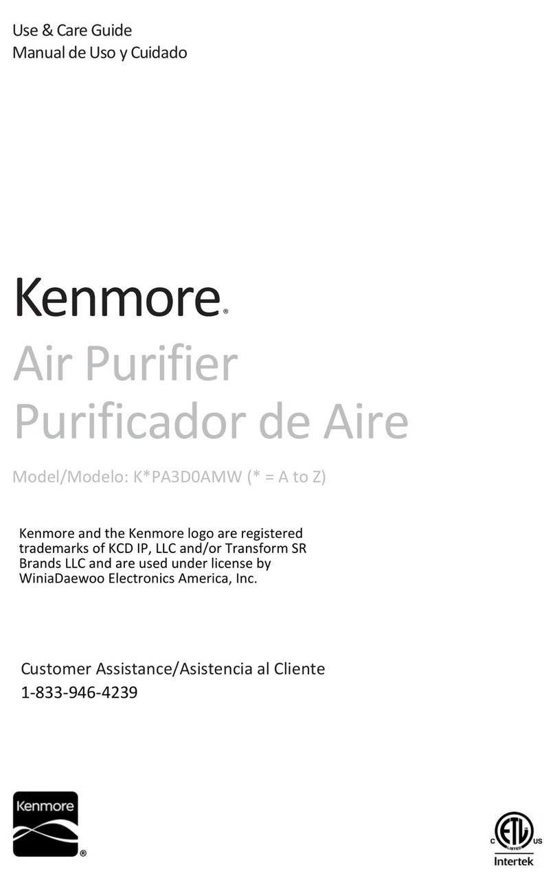 Kenmore K PA3D0AMW Series Use & care guide