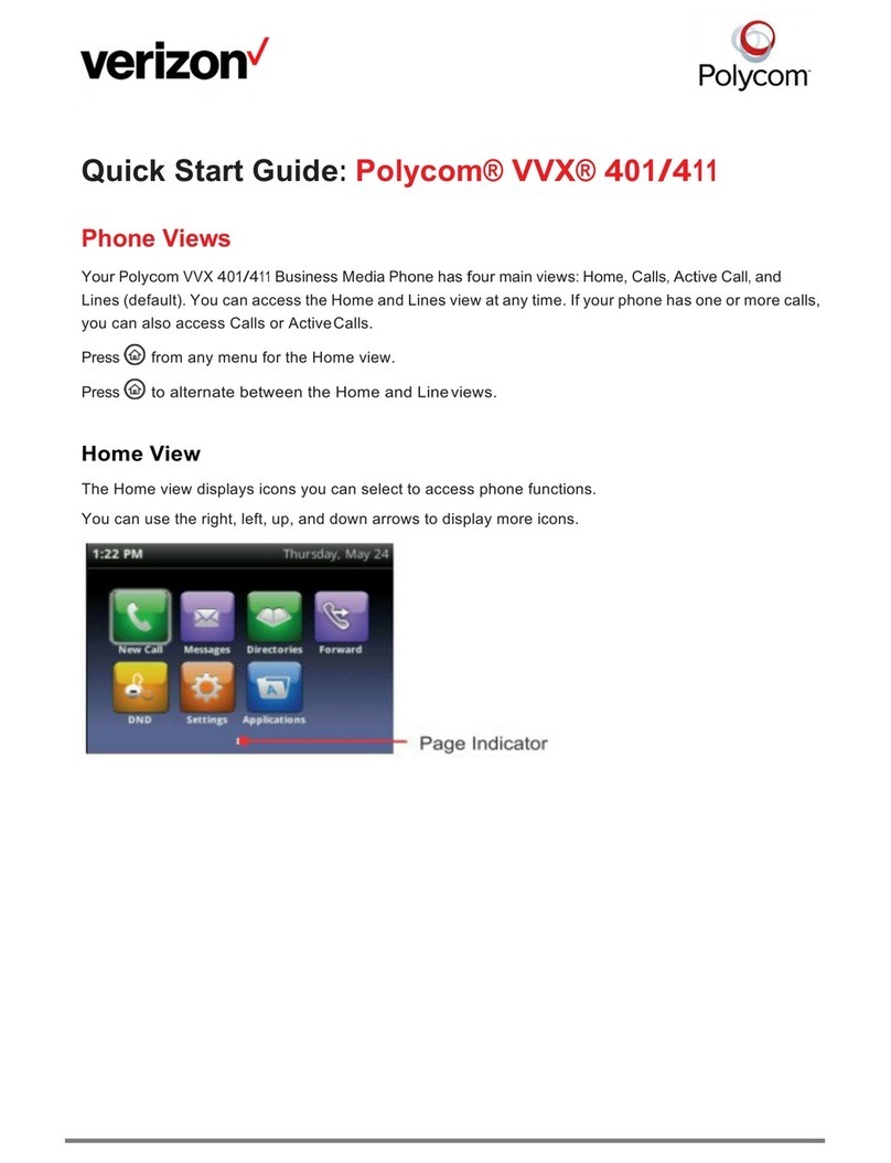 Polycom VVX 401 User manual