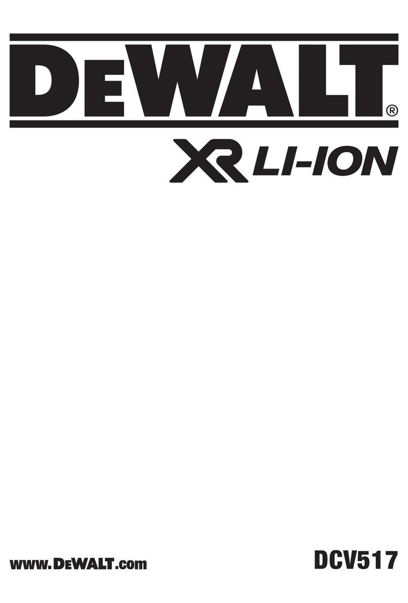 DeWalt DCV517 Original instructions