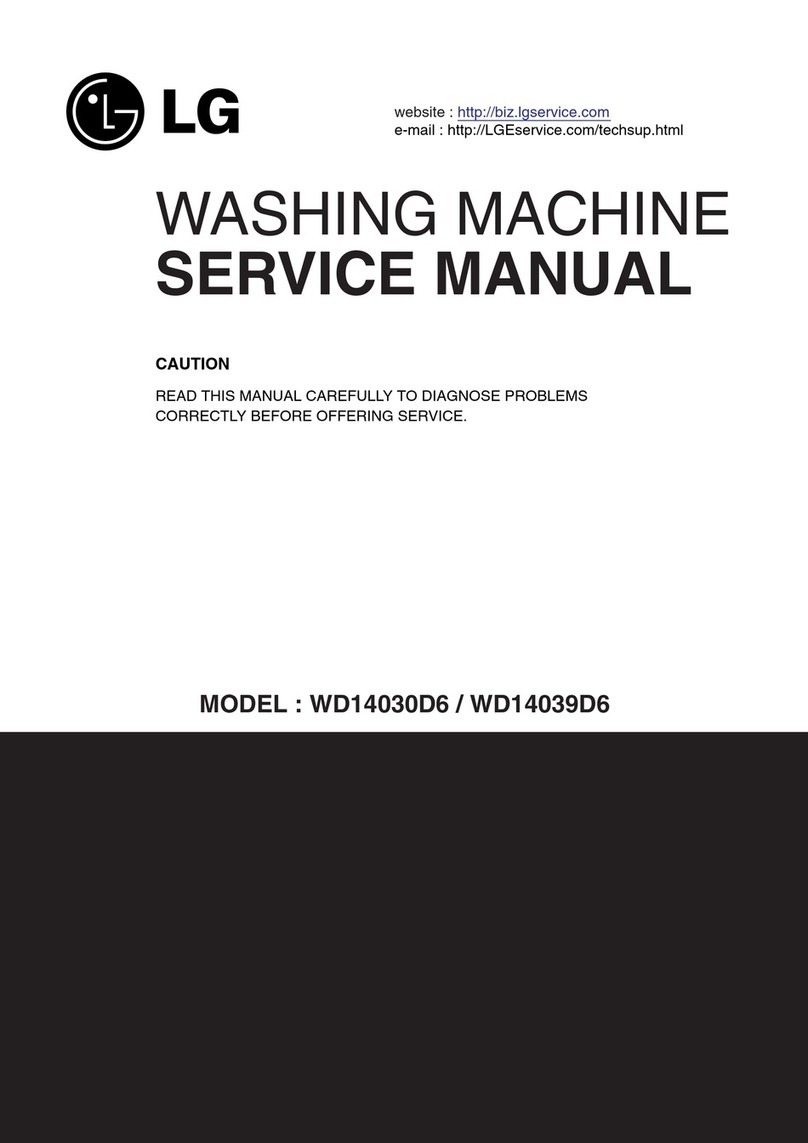 LG WD14030D6 Service manual