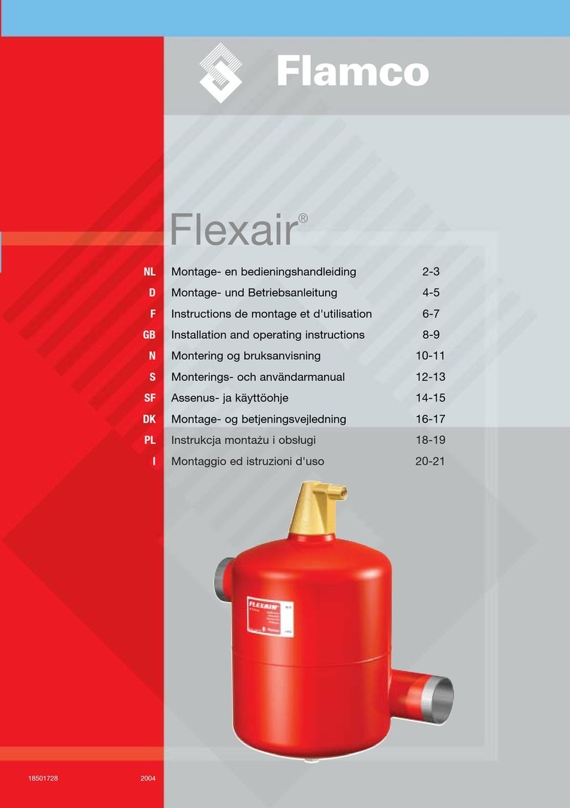 flamco Flexair 1 G User manual