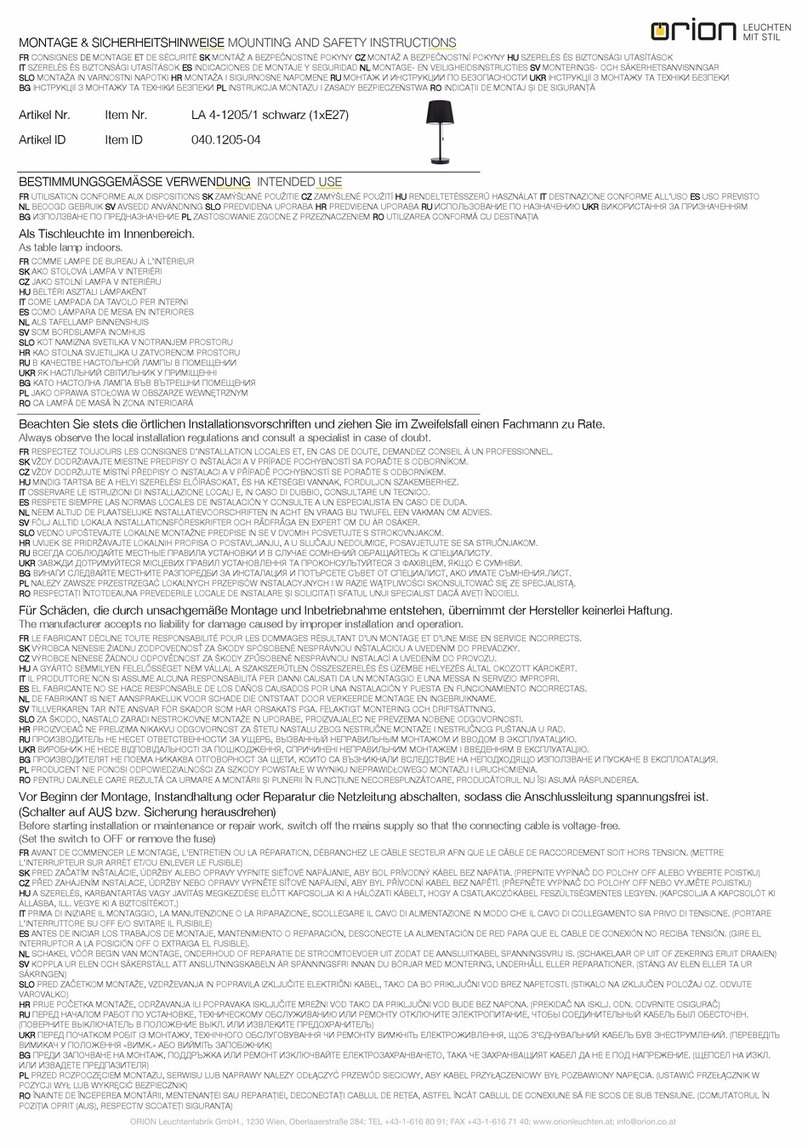 Orion LA 4-1205/1 Technical manual