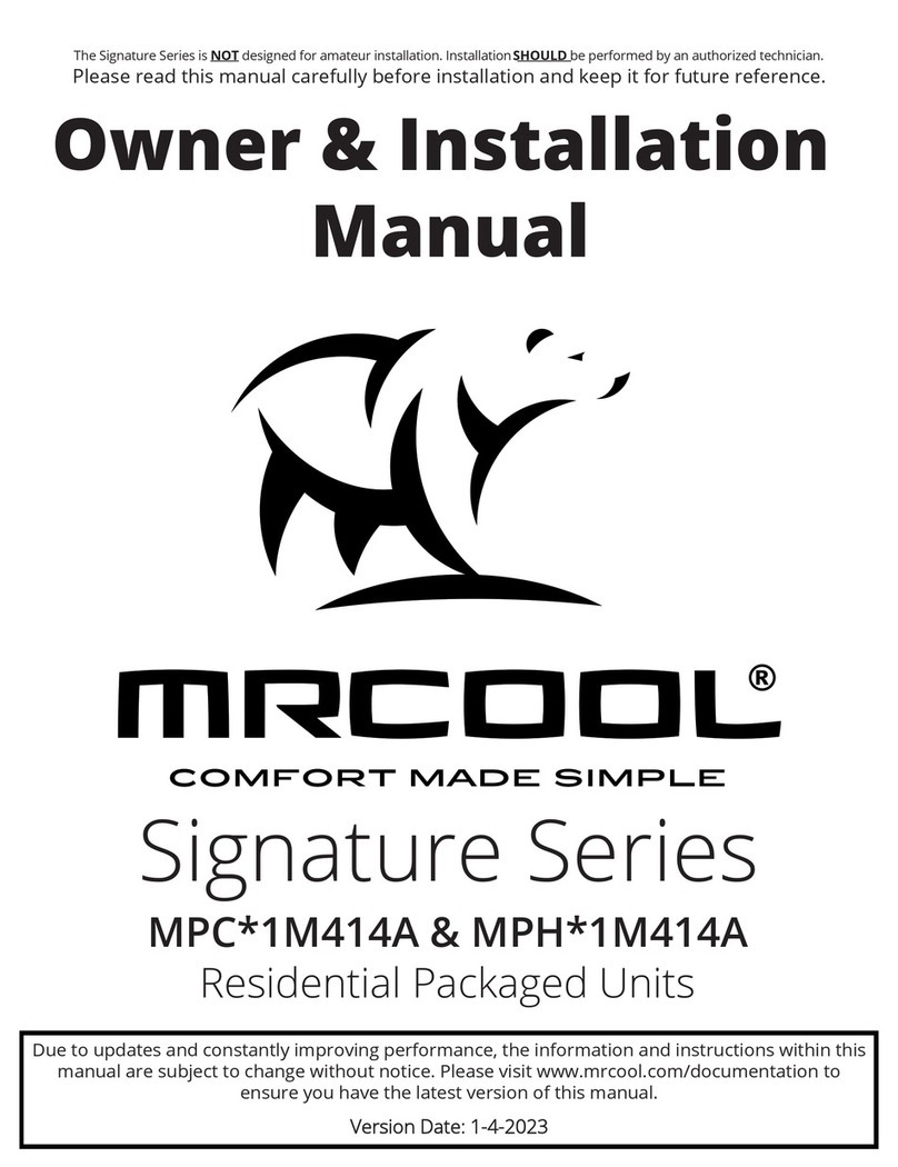 MrCool MPC1M414A Series Quick start guide MrCool MPC1M414A Series Quick start guide