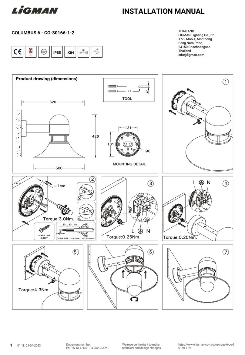 LIGMAN CO-30166-1-2 User manual
