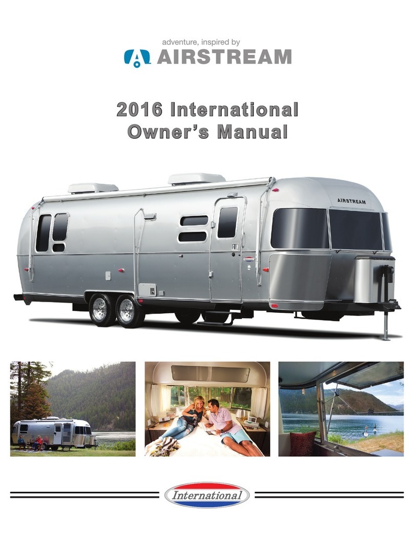 Airstream International 2016 owner's manual